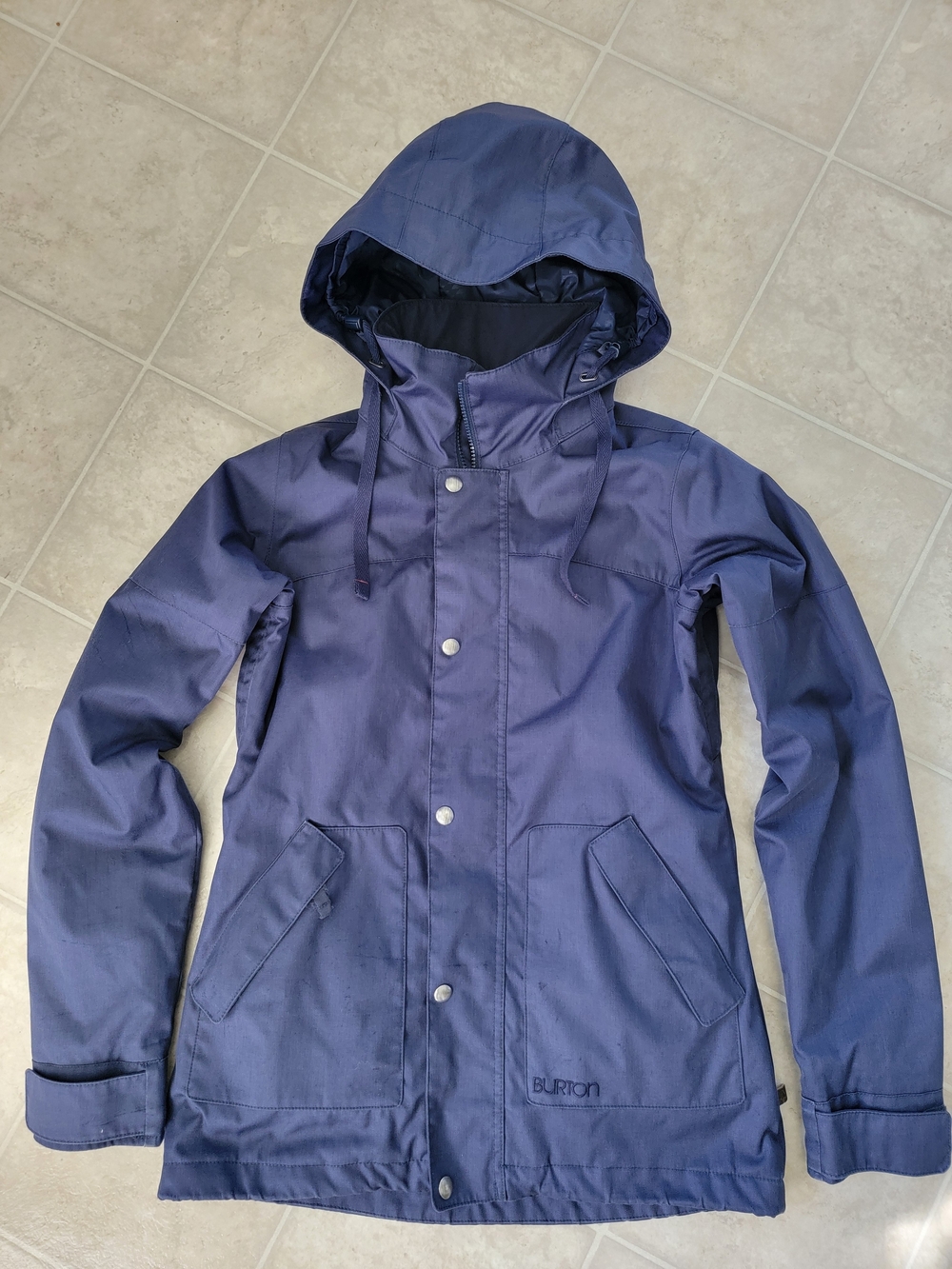 Burton Dark Blue Hooded Jacket